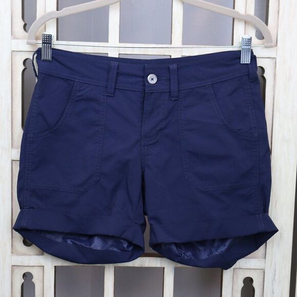 The North Face Navy Blue Horizon 2.0 roll up hiking shorts - Picture 1 of 7